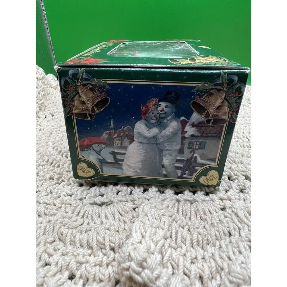 Old World Christmas Ornament-Peppermint Heart (Our First Christmas) NEW #30020‎